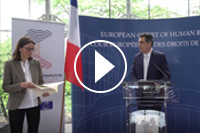 Video image of President Sicilianos