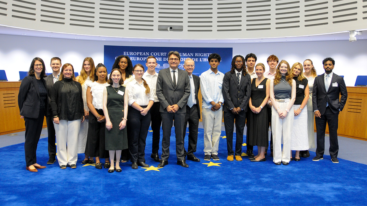 Official visit by the UK Attorney General’s Youth Ambassadors to the ECHR - 01/07/2026