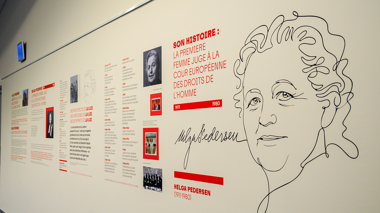 Mattias Guyomar, President of the ECHR, at the opening of the exhibition Helga Pedersen - 24/09/2026