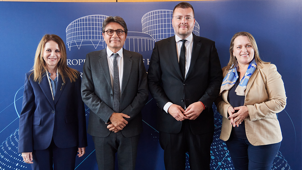 Official visit by Momo Koprivica, Deputy Prime MInister of Montenegro, to the ECHR - 09/06/2026